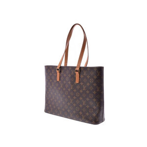 Louis Vuitton Brown Luco Leather Bag Monogram